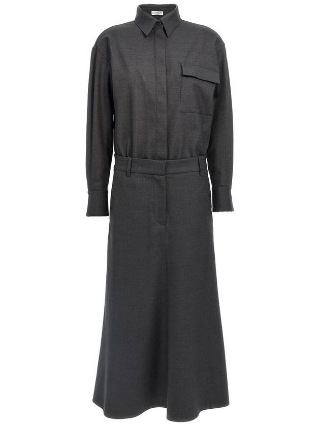 Brunello Cucinelli Chemisier Dress - BRUNELLO CUCINELLI - BALAAN 1