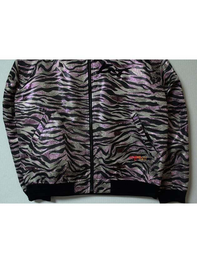 Pink gold zebra pattern logo overfit jacket - KENZO - BALAAN 4