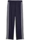 Shiny Technical Fleece Track Pants Nautic Blue - AMI - BALAAN 1