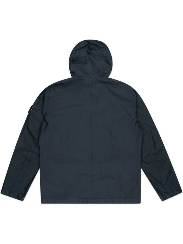 Waffen Patch Membrana Hooded Jacket Navy - STONE ISLAND - BALAAN 4