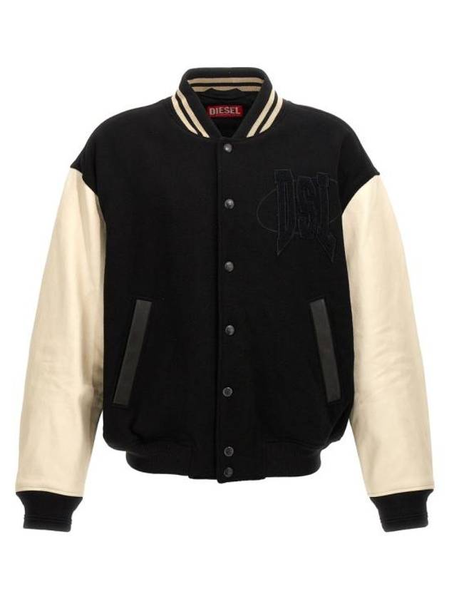 L Nyman Panel Bomber Jacket Black - DIESEL - BALAAN 2