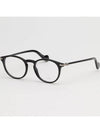 Glasses frame ML5044 001 black round horn frame - MONCLER - BALAAN 5