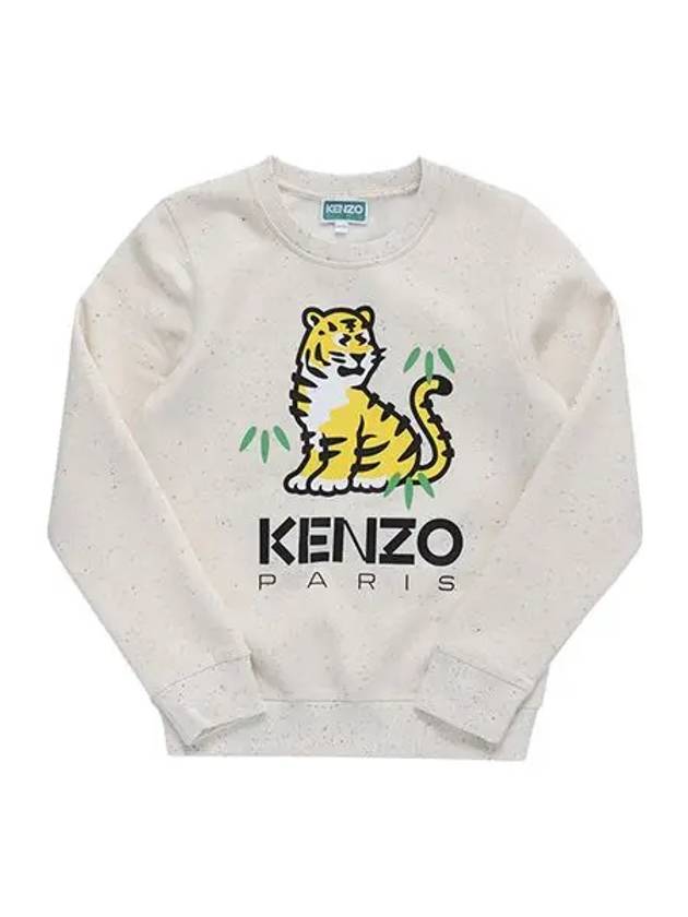 K55012 22C KOTORA Tiger Logo Junior Sweatshirt - KENZO - BALAAN 2