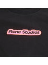 Logo Patch Short Sleeve T-Shirt Black - ACNE STUDIOS - BALAAN 4