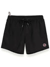 Le Logo Patch Swim Shorts Black - COLMAR - BALAAN 1