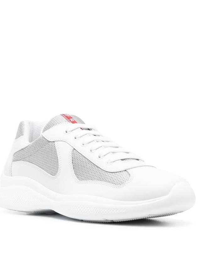 Men's America's Cup Low Top Sneakers White - PRADA - BALAAN 3