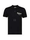 Graffiti Logo Short Sleeve Polo ShirtBlack - ALEXANDER MCQUEEN - BALAAN 2