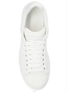 Round Toe Knitted Low Top Sneakers White - ALEXANDER MCQUEEN - BALAAN 4