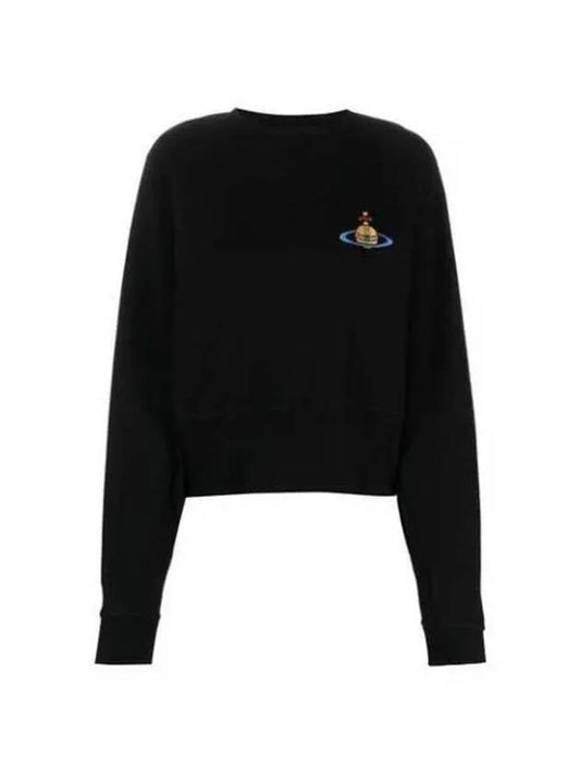 Athletic Cropped Sweatshirt Black - VIVIENNE WESTWOOD - BALAAN 2