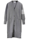 Milano Fine Merino Cardigan Light Grey - THOM BROWNE - BALAAN 1