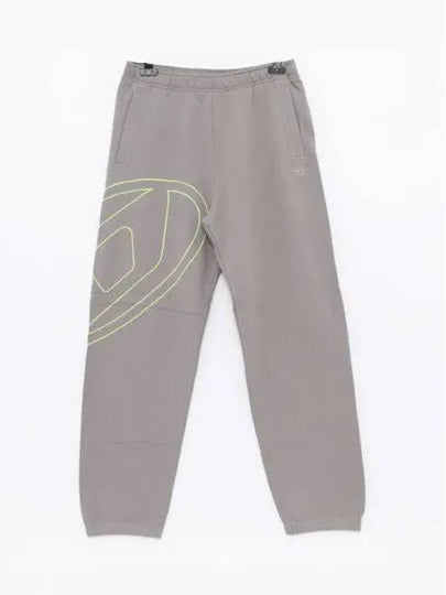 Mega Oval D Track Pant Grey - DIESEL - BALAAN 2