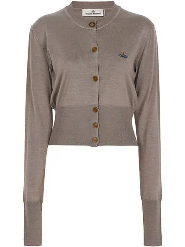 Bea Cropped Cardigan Sand - VIVIENNE WESTWOOD - BALAAN 2