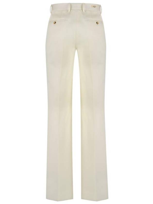 Wool Slacks Ivory - GUCCI - BALAAN 3