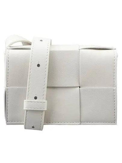 Intrecciato Cassette Small Cross Bag White - BOTTEGA VENETA - BALAAN 2