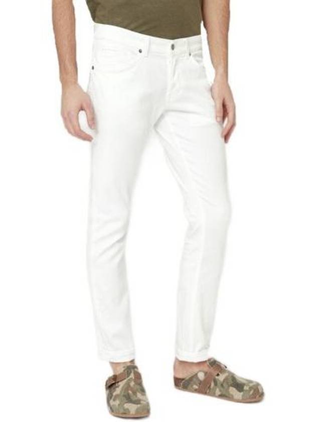 Men's Denim Jeans White - DONDUP - BALAAN 3