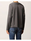 Shadow Project Logo Long Sleeve T-Shirt Charcoal - STONE ISLAND - BALAAN 6