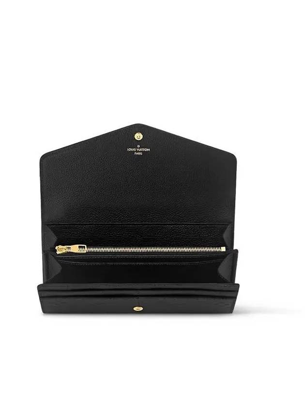 Sarah Monogram Long Wallet Black - LOUIS VUITTON - BALAAN 4