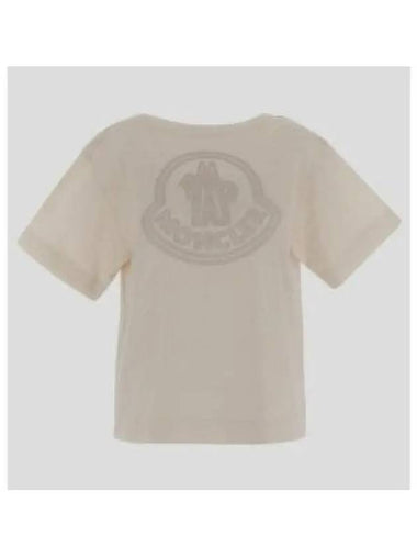 24 8C00032 89AIJ 060 Logo Short Sleeve T Shirt 1252476 - MONCLER - BALAAN 1