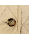 Diamond Quilted Thermoregulated Jacket New Chino Beige - BURBERRY - BALAAN 5