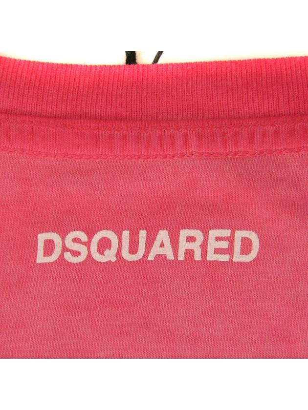 Jazz Gradient Short Sleeve T-Shirt Pink - DSQUARED2 - BALAAN 5