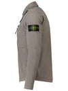 Supima Cotton Twill Stretch-TC Jacket Brown - STONE ISLAND - BALAAN 3