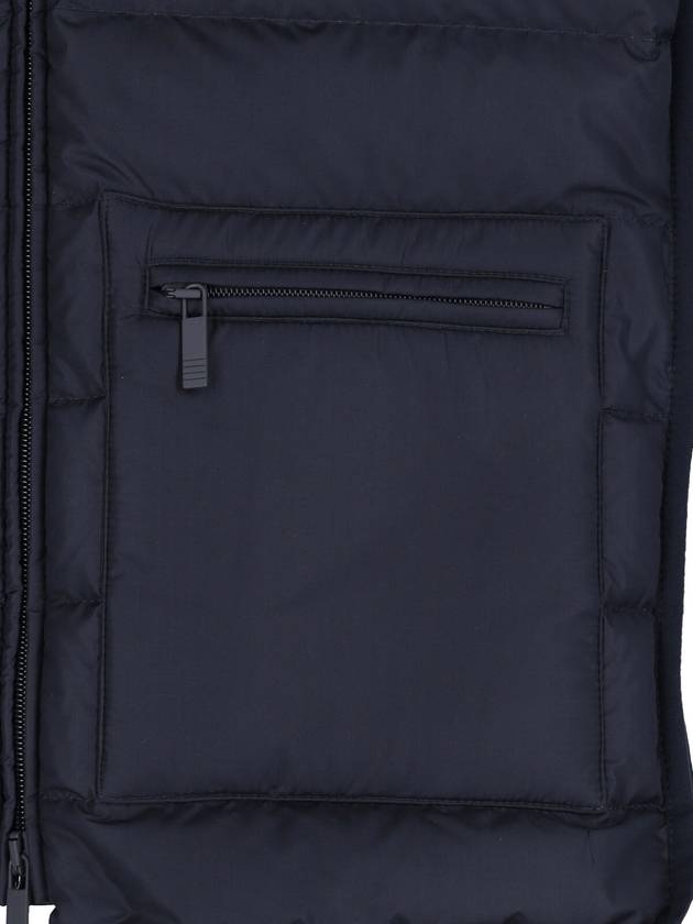 RWB Tab Zip-Up Pocket Vest Navy - THOM BROWNE - BALAAN 4