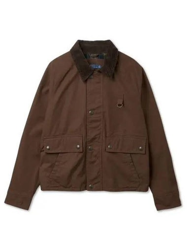 W Cropped Utility Jacket Brown - POLO RALPH LAUREN - BALAAN 1