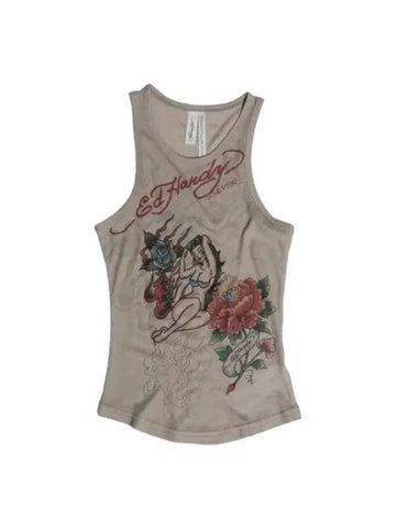 ed hardy sheer tank top beige - SCULPTOR - BALAAN 1