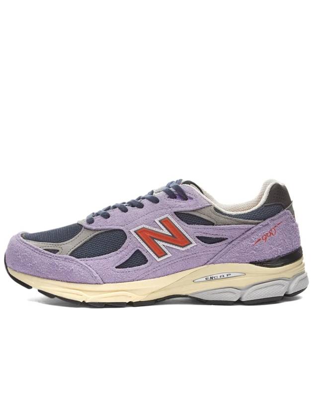 Teddy Santis 990 V3 low-top sneakers Amethyst - NEW BALANCE - BALAAN 3