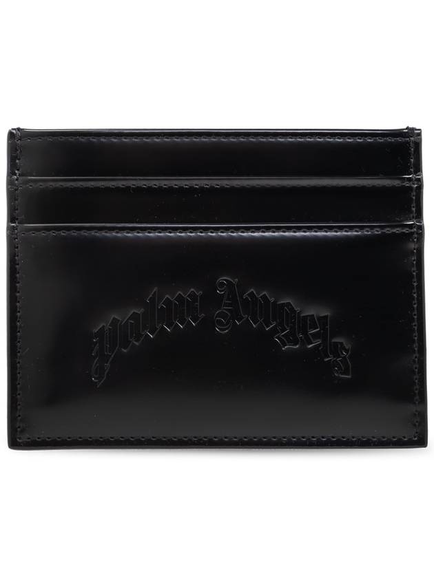 Palm Angels Card Case Made Of Eco Leather, Men's, Black - PALM ANGELS - BALAAN 1