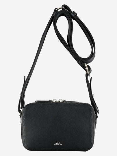 Calfskin Soho Camera Cross Bag Black - A.P.C. - BALAAN 2