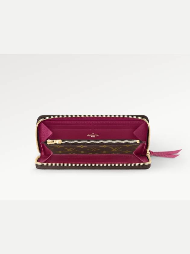 Clemence Wallet Monogram Fuchsia - LOUIS VUITTON - BALAAN 3