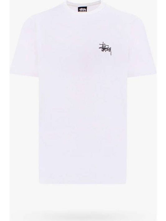 Basic Short Sleeve T-shirt White - STUSSY - BALAAN 2