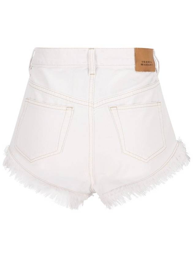 Short Pants SH0033FBB1H04I20WH WHITE - ISABEL MARANT - BALAAN 3