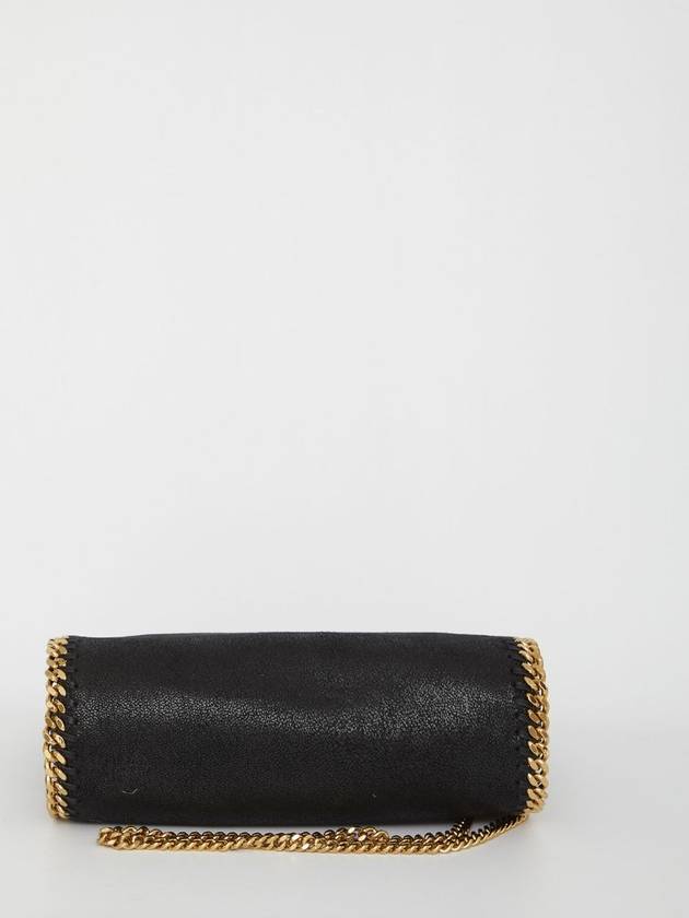 gold-plated Falabella mini tote bag black - STELLA MCCARTNEY - BALAAN 4