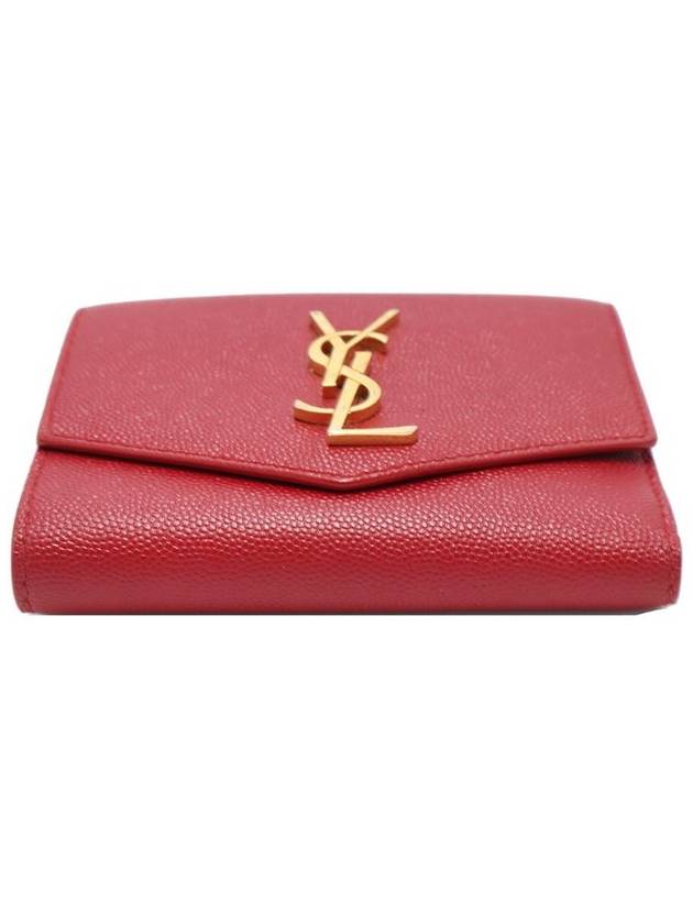 Women s Leather Bicycle Wallet Red Saint Laurent 582296 Grande Poudre Uptown Flap - SAINT LAURENT - BALAAN 5