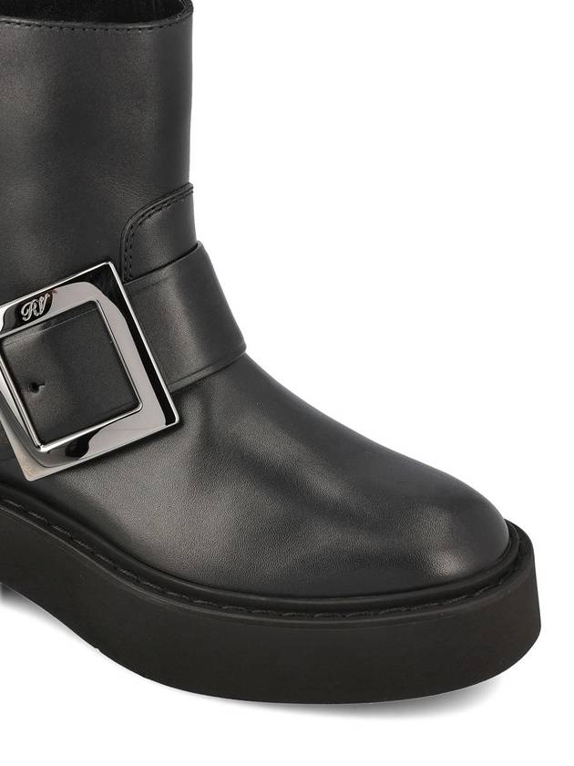 Viv Rangers Biker Boots Black - ROGER VIVIER - BALAAN 5