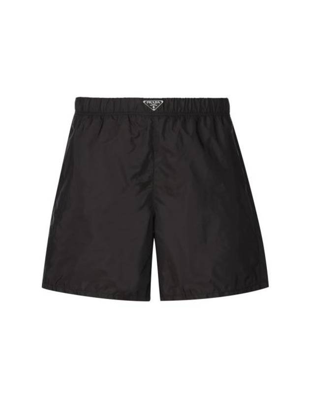 Re-Nylon Swim Shorts White - PRADA - BALAAN 1