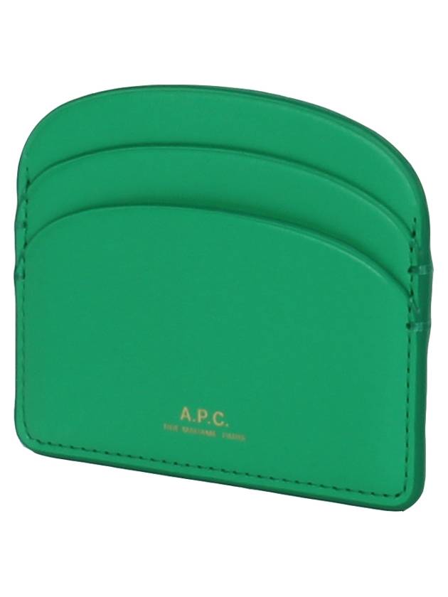 Demi Lune Card Wallet Green - A.P.C. - BALAAN 2