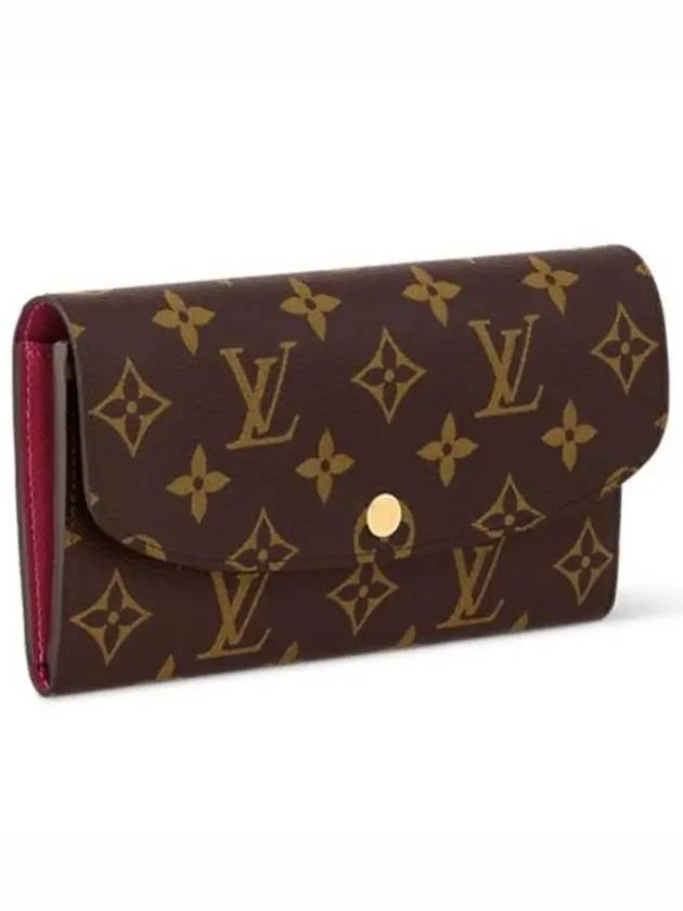 Emilie Monogram Long Wallet Fuchsia - LOUIS VUITTON - BALAAN 2