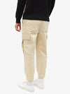 Banded Ankle Cargo Pants Beige - AMI - BALAAN 7