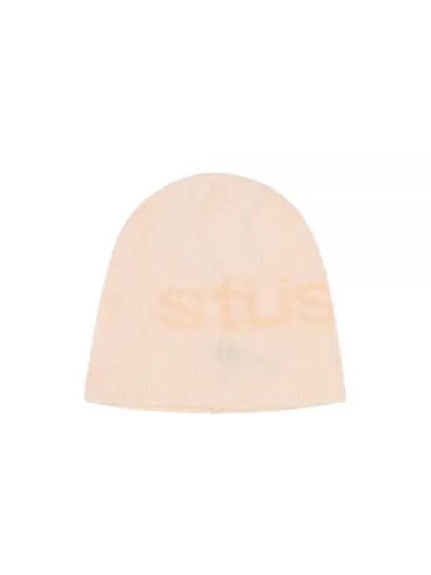 1321210 white Helvetica UV skullcap beanie - STUSSY - BALAAN 1