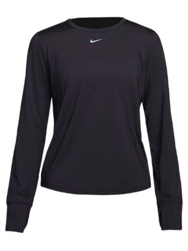 One Classic Dri Fit Long Sleeve T-Shirt Black - NIKE - BALAAN 1