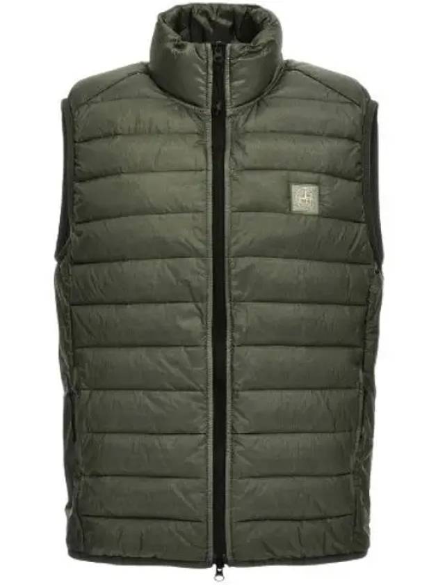 Chamber R Nylon Down Vest Musk Green - STONE ISLAND - BALAAN 2