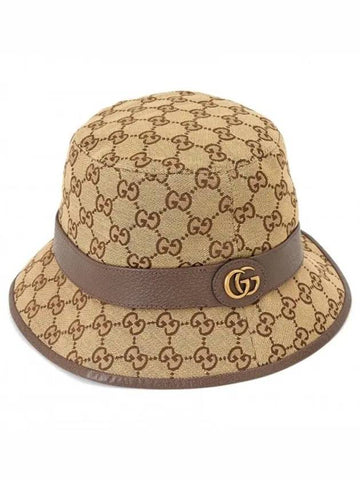 GG Canvas Fedora Beige - GUCCI - BALAAN 1