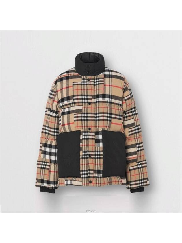 Lux You XL Vintage check wool down padding 8047498 - BURBERRY - BALAAN 7