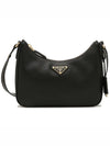 Re-Edition Saffiano Leather Mini Bag Black - PRADA - BALAAN 4