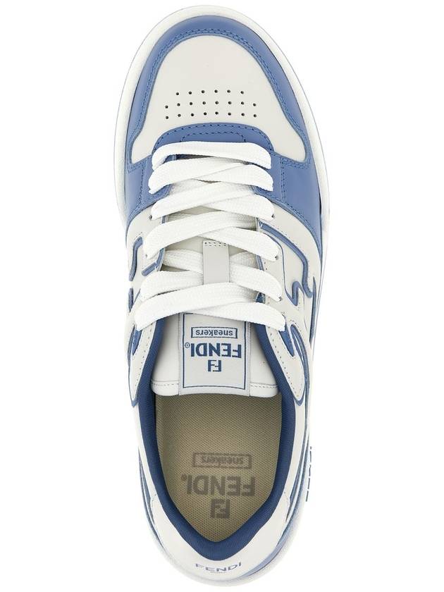 Match Low Top Sneakers Light Blue - FENDI - BALAAN 6