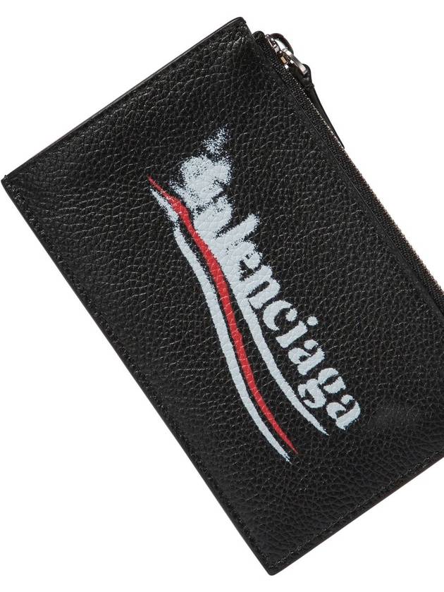 Wave Logo Card Wallet Black - BALENCIAGA - BALAAN 5