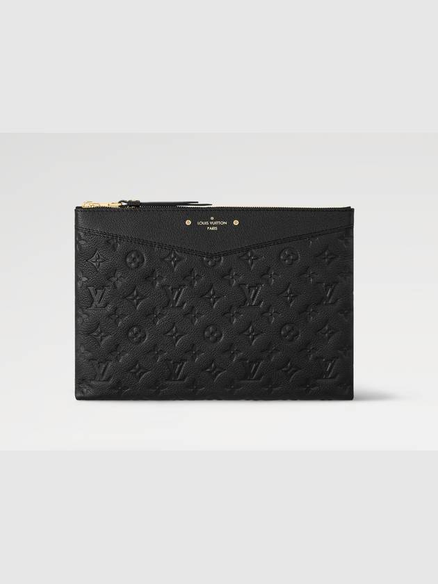 Monogram Daily Empreinte Pouch Bag Black - LOUIS VUITTON - BALAAN 2